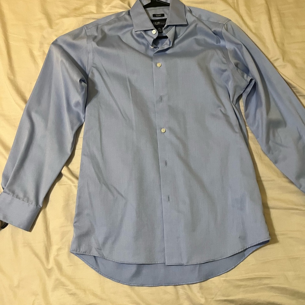 Men's Blue Dress Shirt